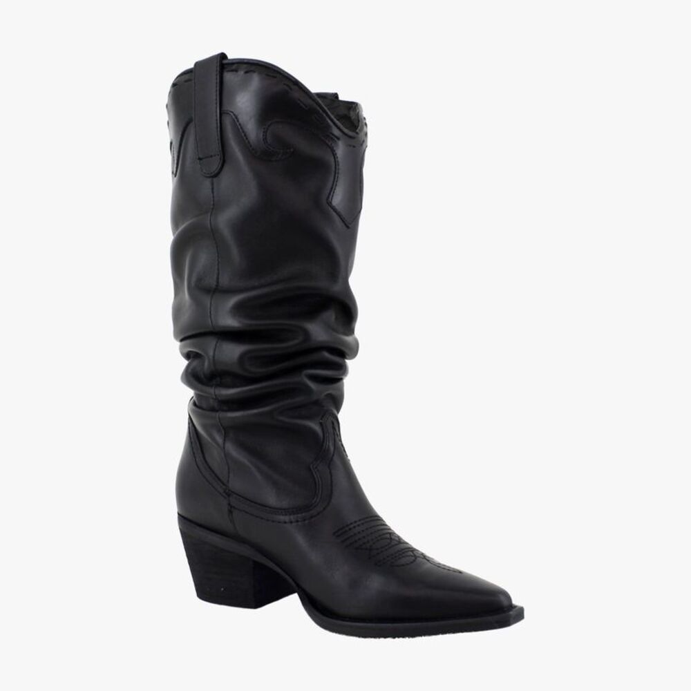 Steve Madden Stage Black Leather